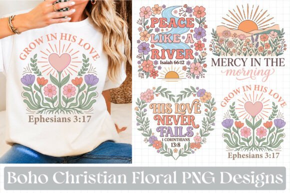 Download Boho Christian Floral PNG Designs - Png designs Collection