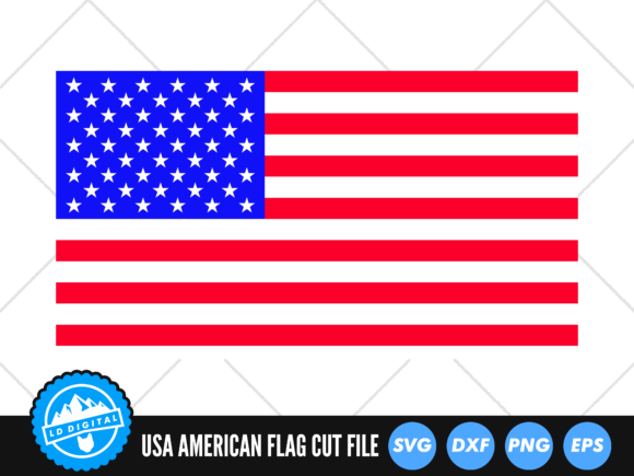 Download USA Flag SVG Cut File | American Flag - Premium Resources
