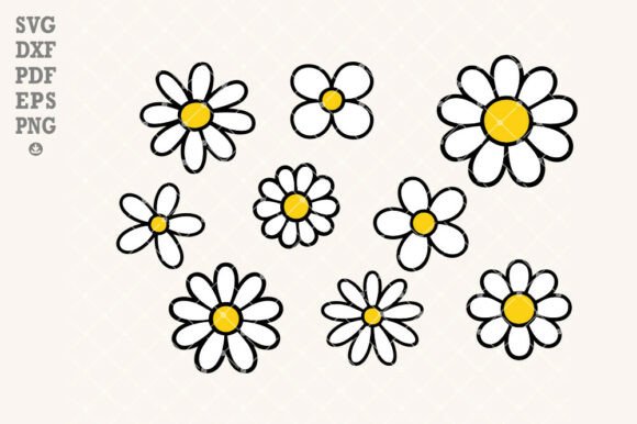 Download Daisy SVG Bundle, 9 Svg Cut Files, - Premium Resources