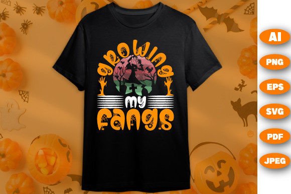Download Growing My Fangs Halloween T Shirt - Halloween t shirt Collection