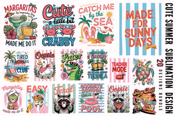 Download Cute Summer Sublimation PNG Designs Bund - Png designs Collection