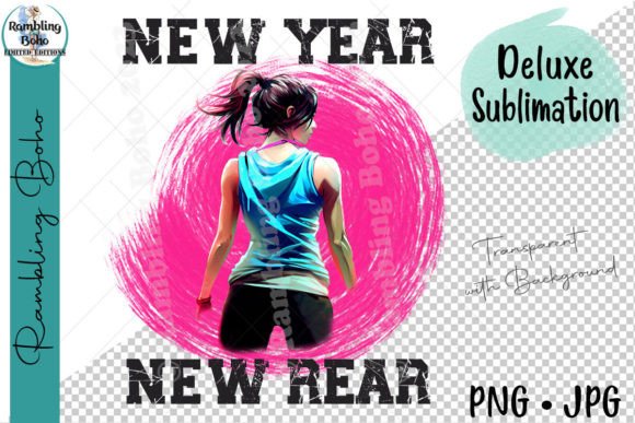 Download New Year New Rear Fitness Girl Fit Png - Fitness Collection