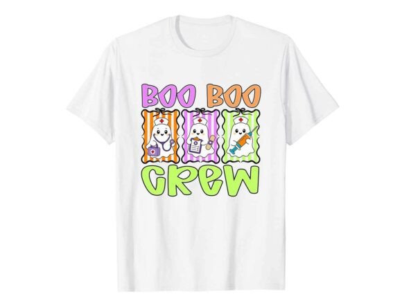 Download Boo Boo Crew Nurse Halloween T-Shirt - Premium Resources